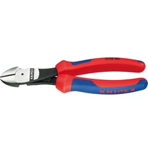 Oldalcsípő fogó erő, polírozott 200 mm/2,5-4,2mm, kétkomponensű nyél Knipex 7402 200