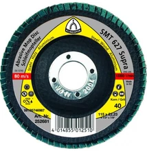 Lameller, CS311YK, kúpos 180X22 P 60 Klingspor SMT 314