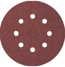 Tépőzáras csiszolópapír, GLS5 (fa, fém) 125 mm, 8 lyuk P400 Klingspor PS 22 K