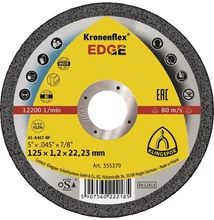 Vágókorong, önélező d 125x1,2x22,2 acélhoz, Inoxhoz, alumíniumhoz Klingspor 355379